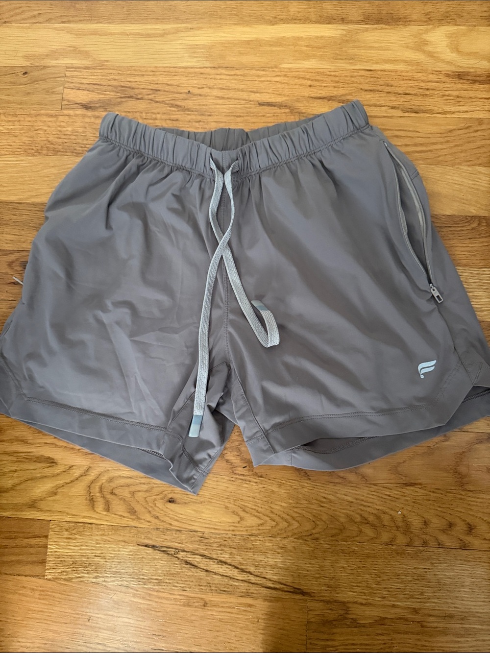 Fabletics XS Men's Performance Lined Running Shorts - Tan